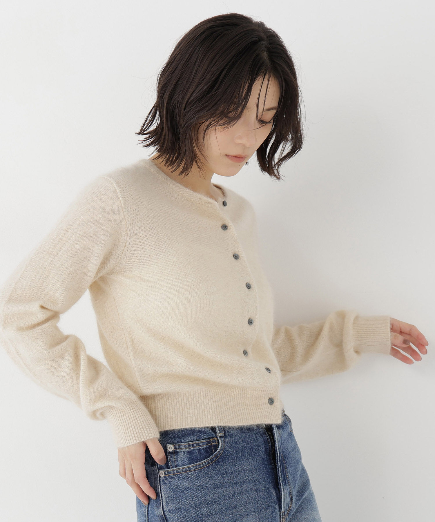  「FOXブレンドニットシリーズ カーディガン」|ニット・セーター|