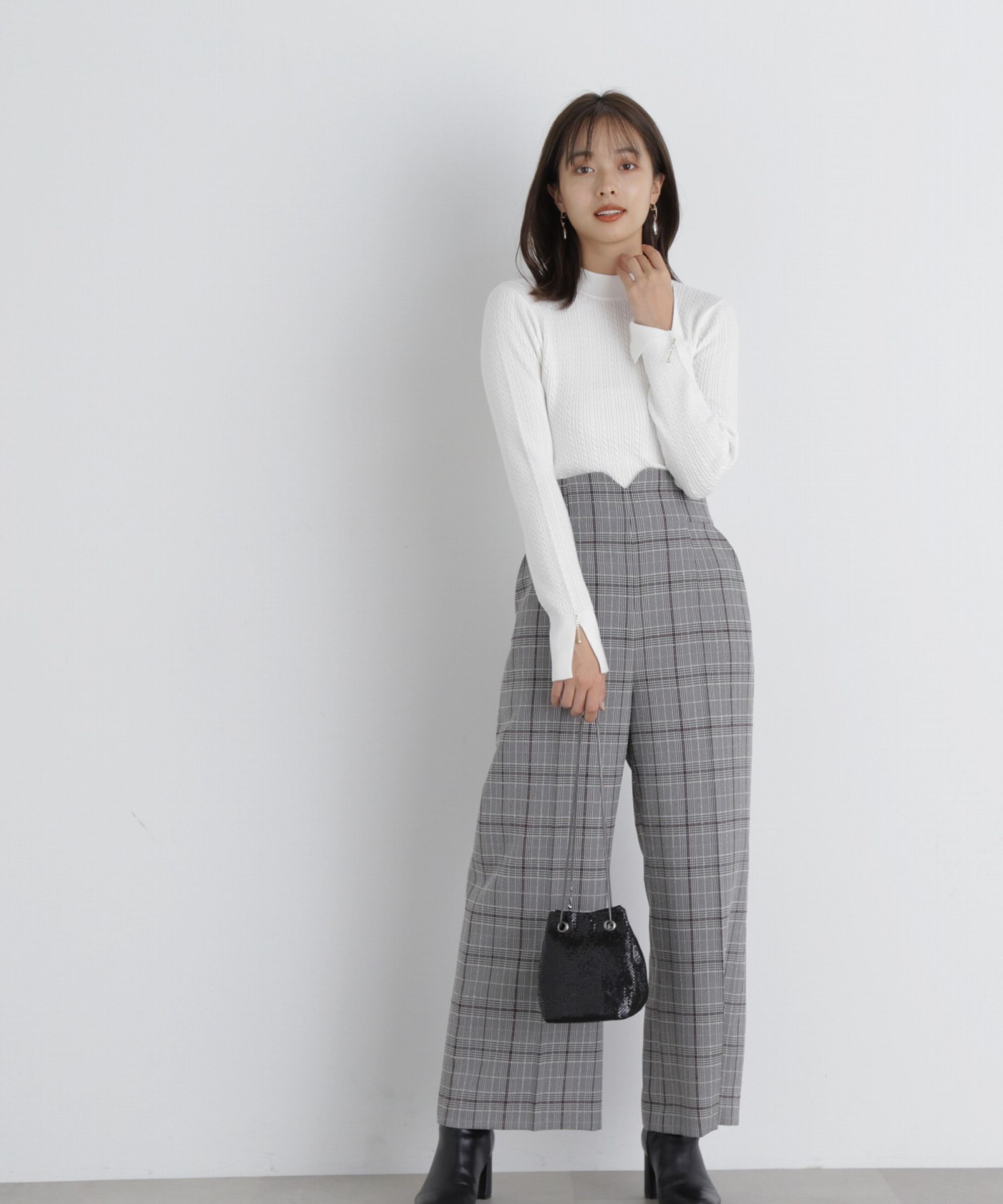 PROPORTION BODY DRESSING「ハイウエストワイドパンツ」|その他|