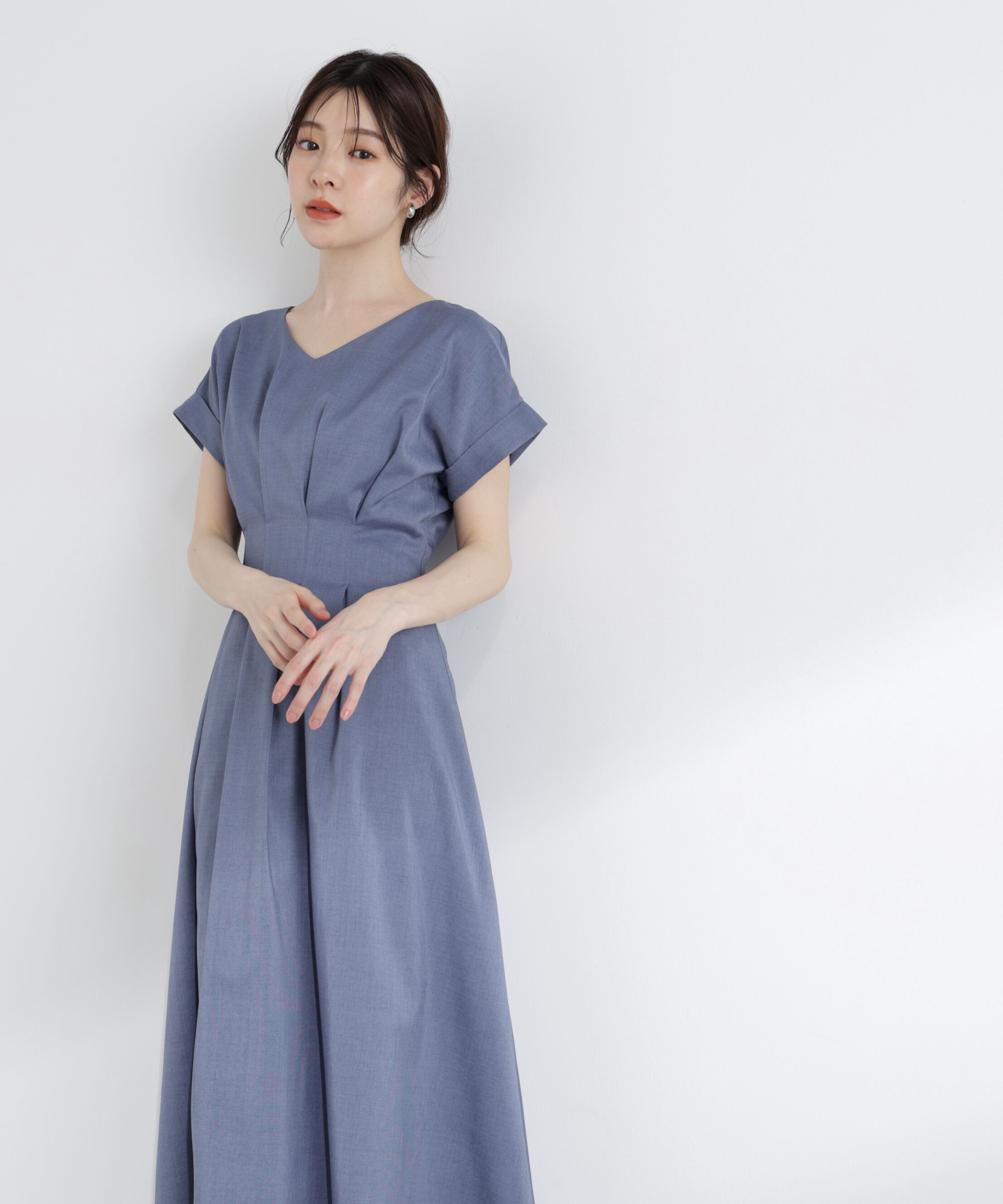 PROPORTION BODY DRESSING「ウエストタックワンピース」|ワンピース|