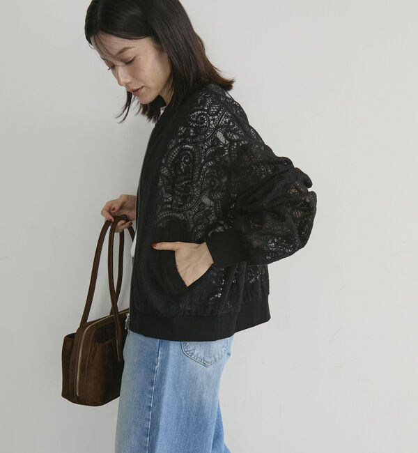 Doux archives「ペイズリーレース刺繍ブルゾン」|その他|