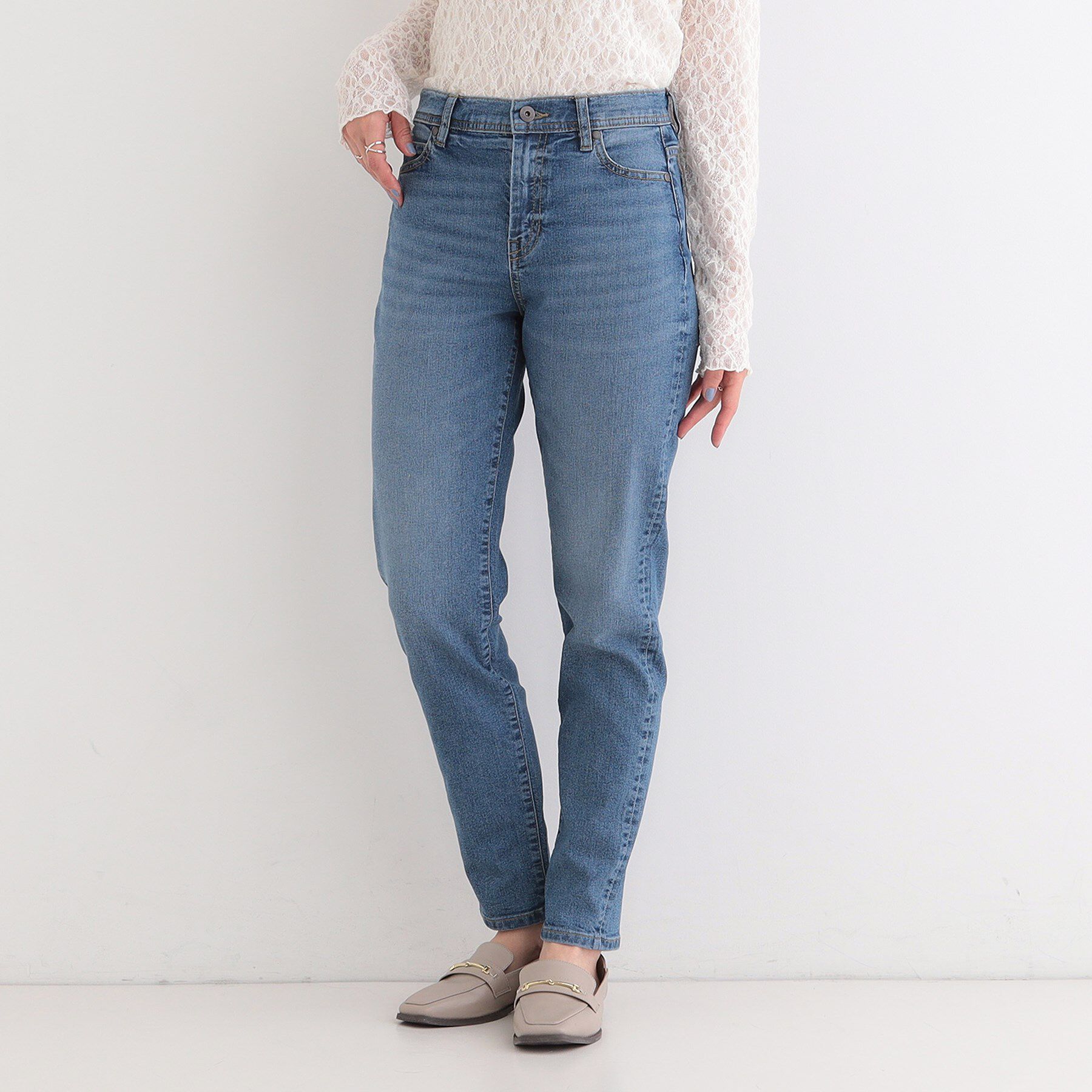 SHOO･LA･RUE「【SHOO・LA・RUE DENIM】毎日使いたくなる ストレッチデニムスキニーパンツ」|デニム|