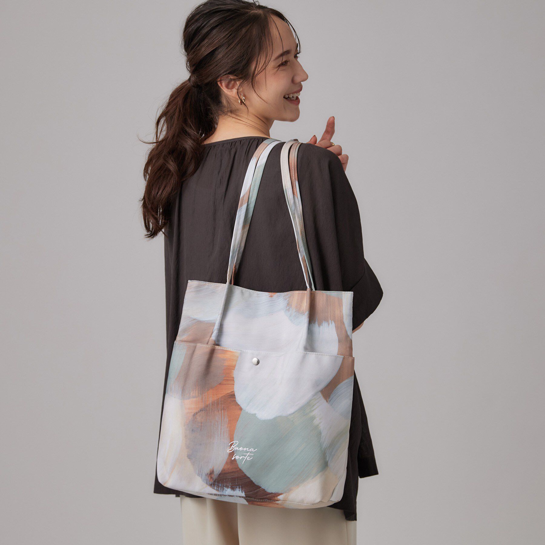 SHOO･LA･RUE「アソートプリントトートバッグ」|トートバッグ|