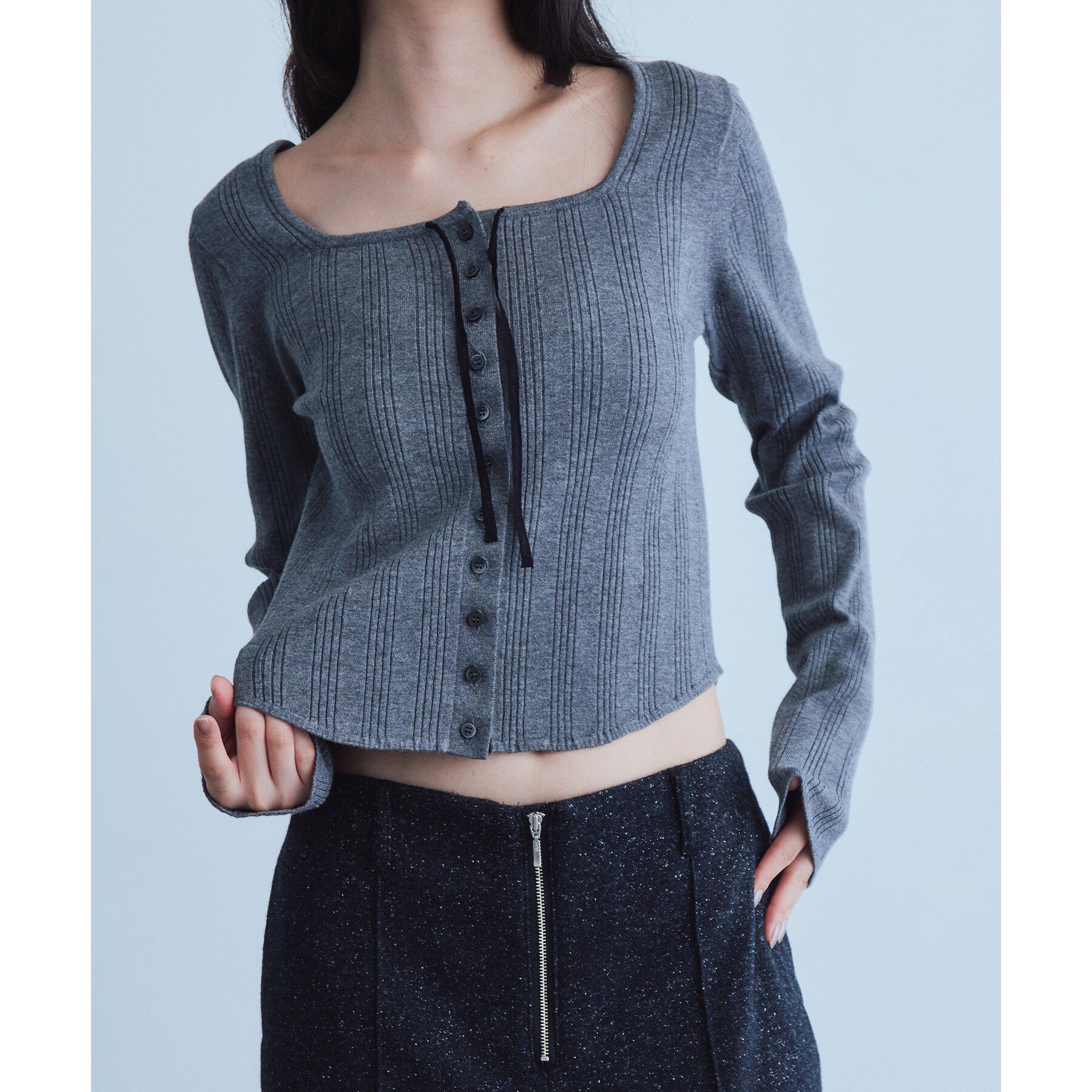 CODE A「intimate knit cardigan」|カーディガン|