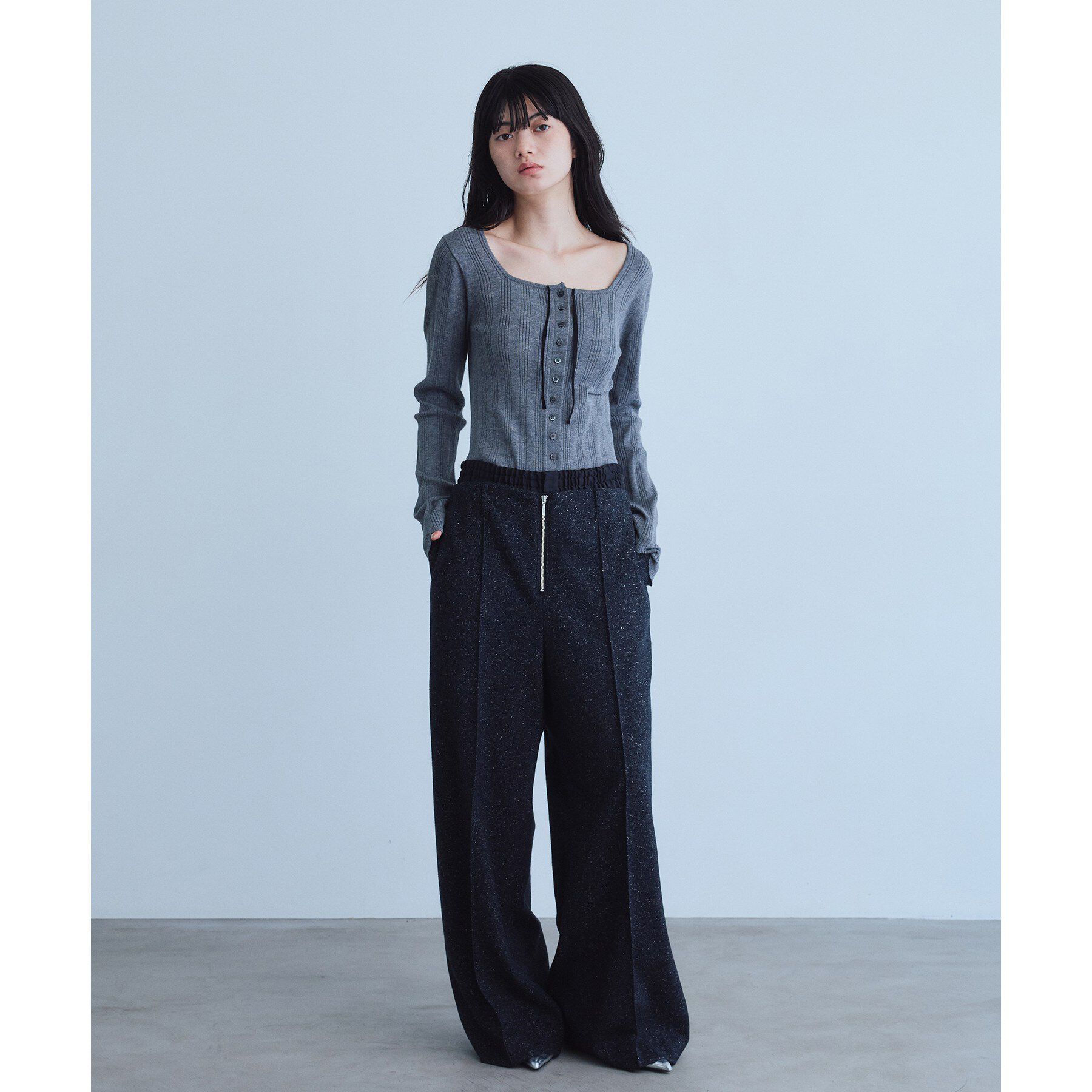 CODE A「intimate knit cardigan」|カーディガン|