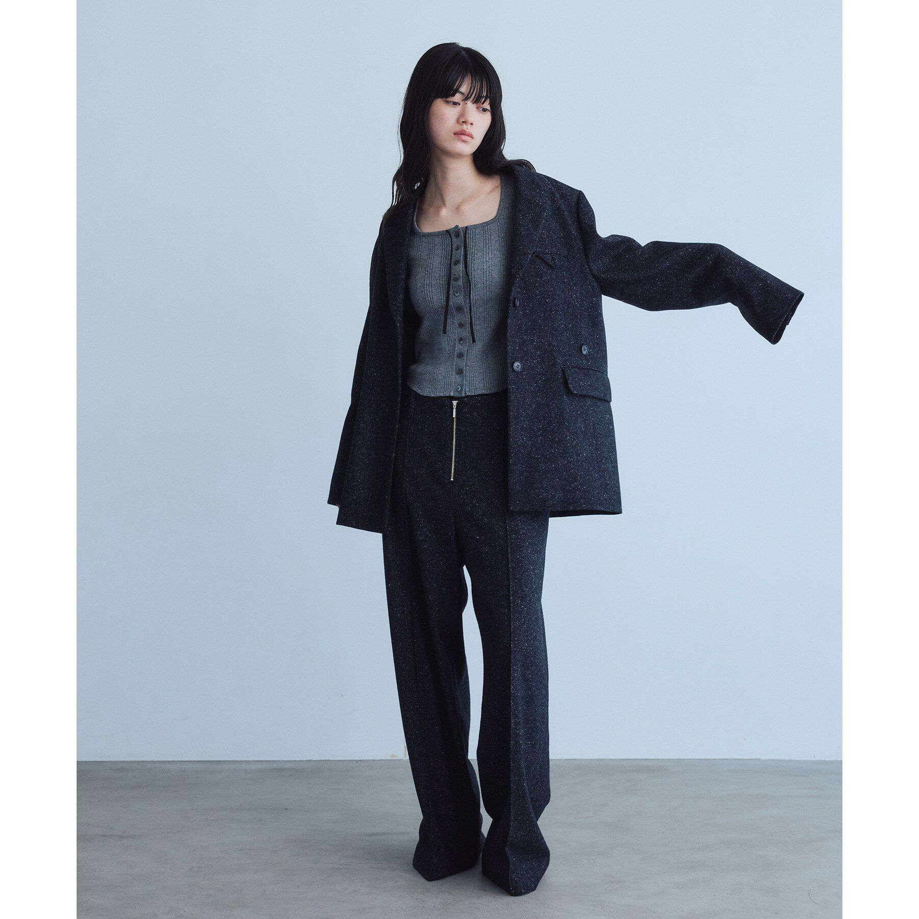 CODE A「intimate knit cardigan」|カーディガン|