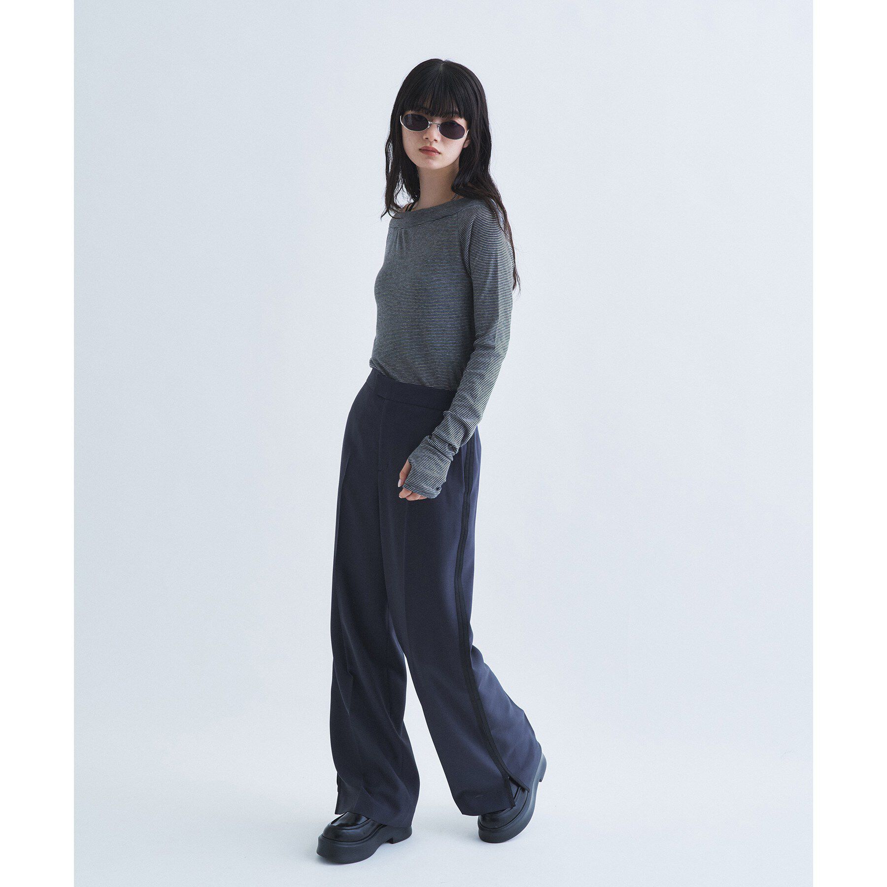CODE A「【Re】line zip trousers」|その他|