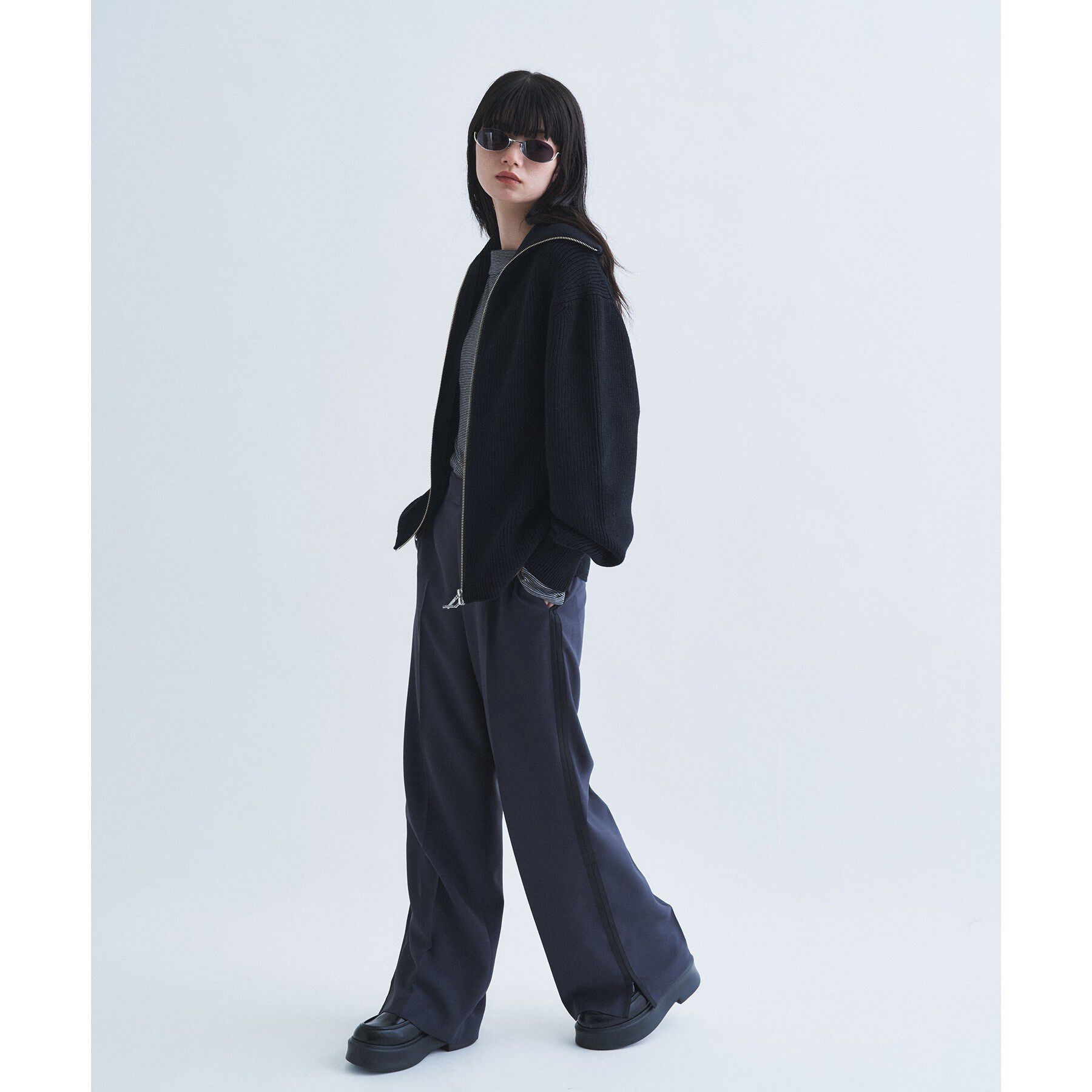 CODE A「【Re】line zip trousers」|その他|