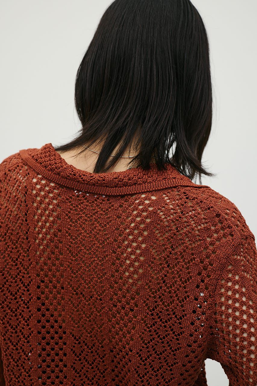 STYLEMIXER「ミックスクロシェニットトップ」|シャツ・ブラウス|