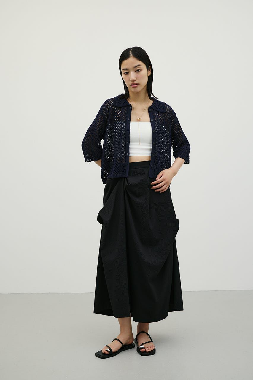 STYLEMIXER「ミックスクロシェニットトップ」|シャツ・ブラウス|