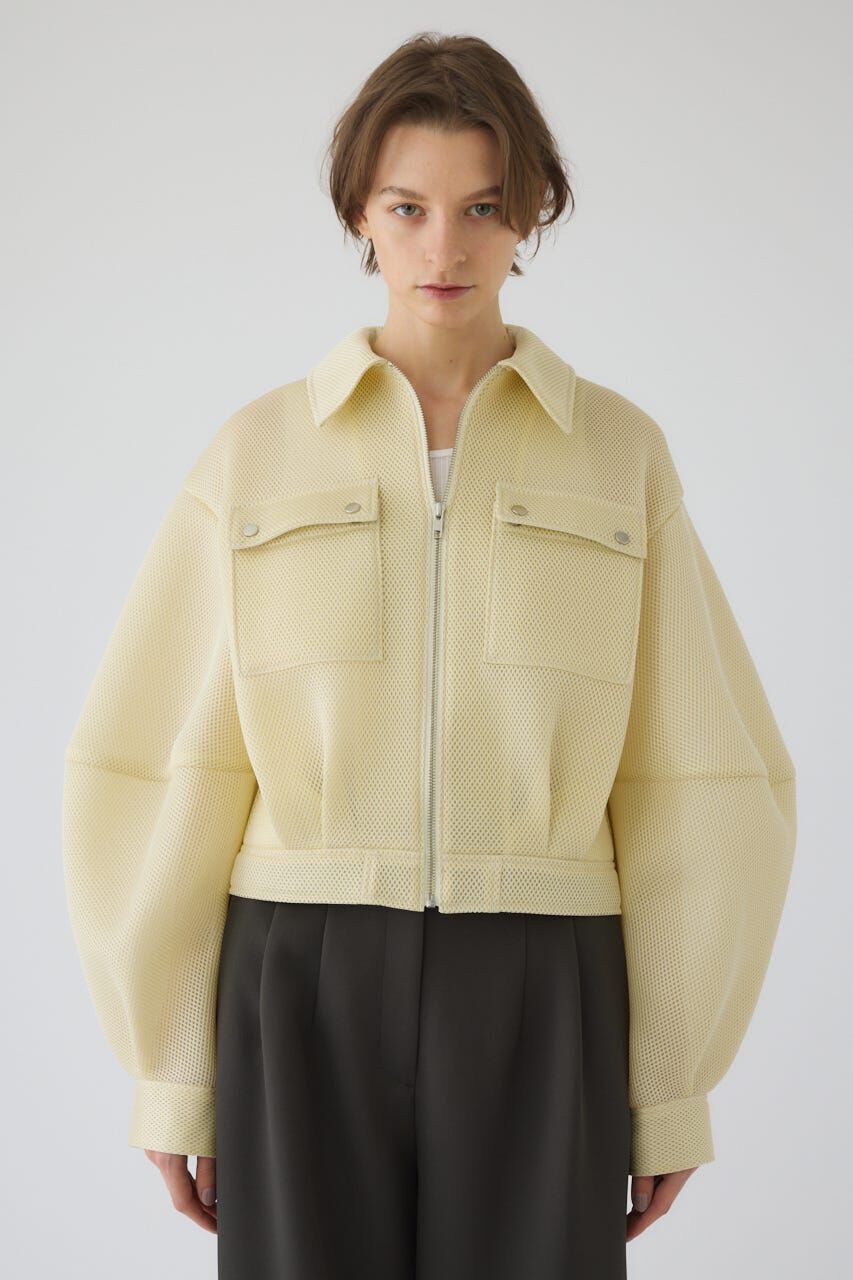 RIM.ARK 「Sponge fabric bomber blouson」|ブルゾン・スタジャン|L/YEL1