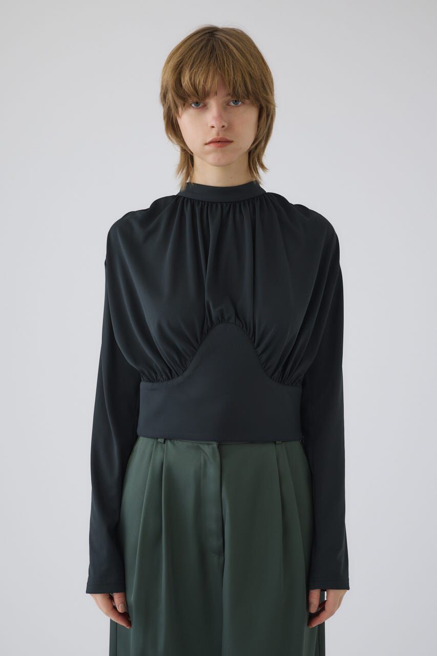 RIM.ARK 「Hidden detail drape tops」|Tシャツ・カットソー|