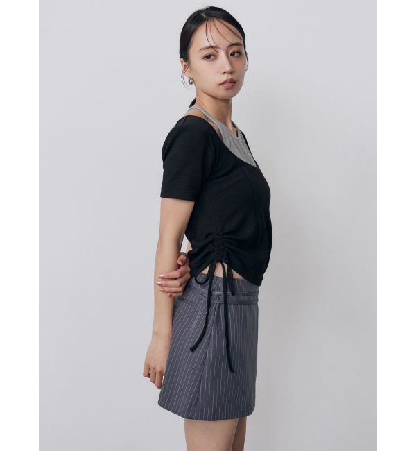 MURUA「ホルターネックシャーリングトップス」|Tシャツ・カットソー|