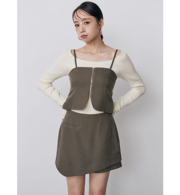 MURUA「スカートレイヤードショートパンツ【セットアップ着用可】」|スカート|