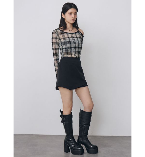MURUA「スカートレイヤードショートパンツ【セットアップ着用可】」|スカート|