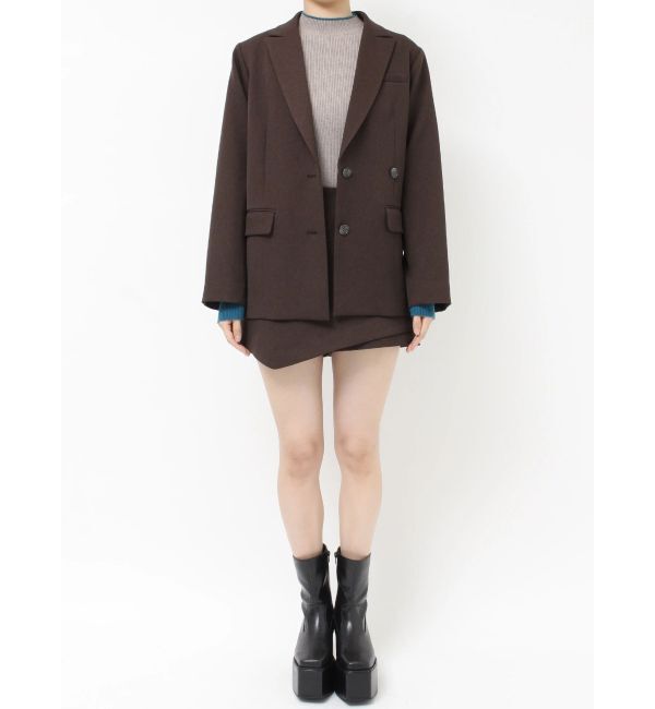 MURUA「スカートレイヤードショートパンツ【セットアップ着用可】」|スカート|