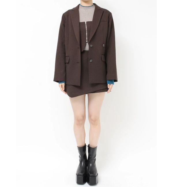 MURUA「スカートレイヤードショートパンツ【セットアップ着用可】」|スカート|