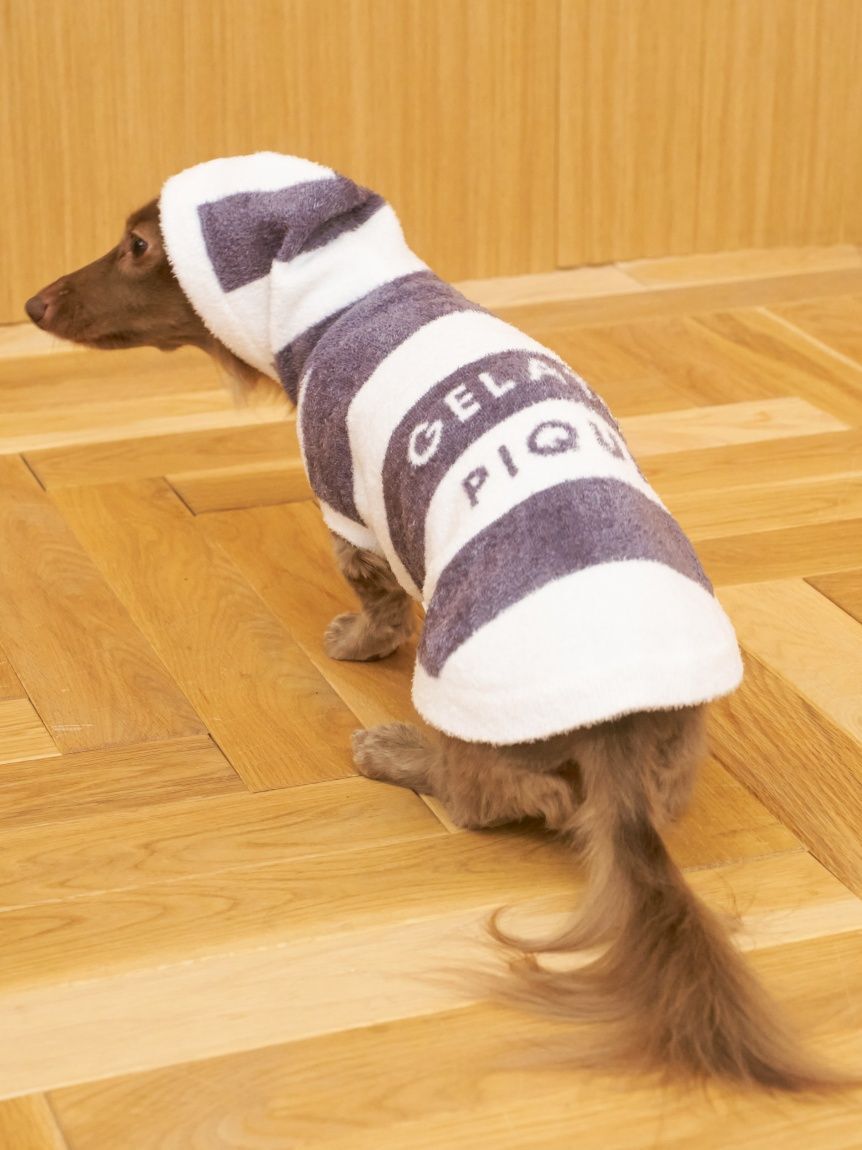  GELATO PIQUE CAT&DOG「【CAT&DOG】スムーズィーダックスサイズ２ボーダーフーディー」|その他|