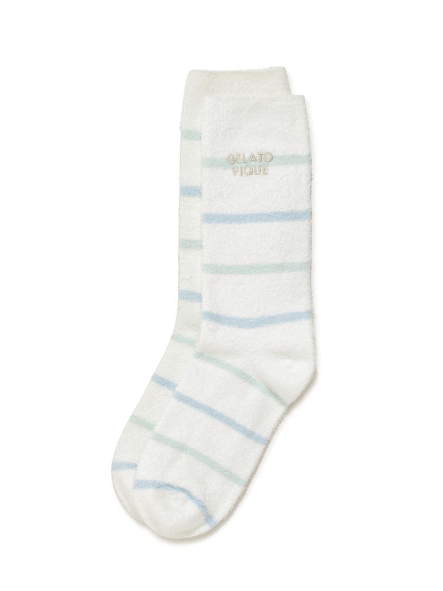 gelato pique「ウォッシャブルスムーズィーボーダーソックス」|その他|BLU