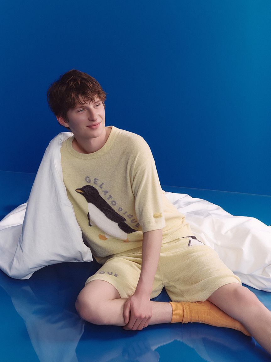 GELATO PIQUE HOMME「【HOMME】【接触冷感】スムーズィーliteシーアニマルジャガードハーフパンツ」|その他|