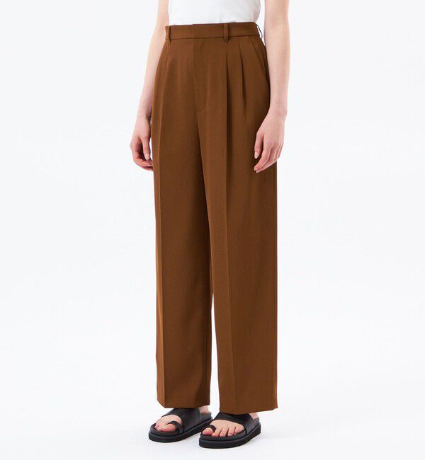 MACKINTOSH PHILOSOPHY「ドライツイルツータックワイドパンツ」|スラックス|