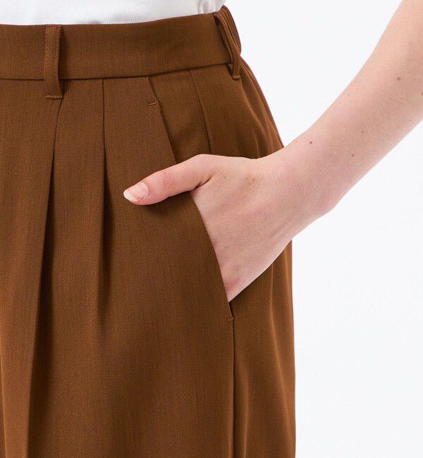 MACKINTOSH PHILOSOPHY「ドライツイルツータックワイドパンツ」|スラックス|