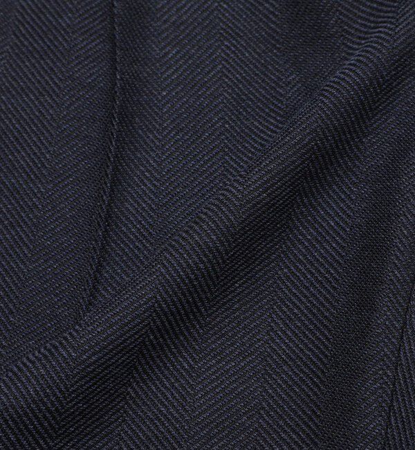 MACKINTOSH PHILOSOPHY「【WEB&一部店舗限定】テーラードジャージーワンタックテーパードパンツ REDA へリンボンストレッチ」|スラックス|