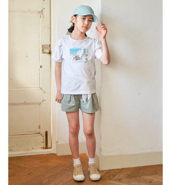 ikka kids「さらっとスカーフ付きタックキュロット（120~160cm）」|その他|