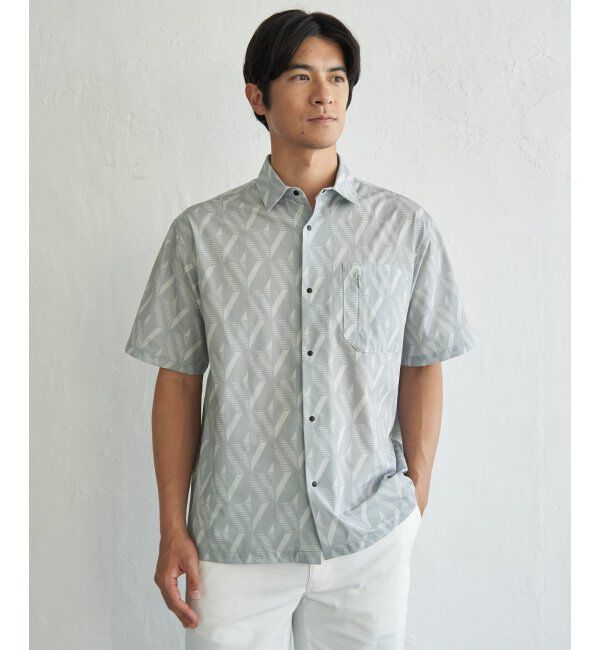 ikka「【接触冷感】GOKU楽 AIR冷感シャツ【セットアップ対応】」|シャツ・ブラウス|