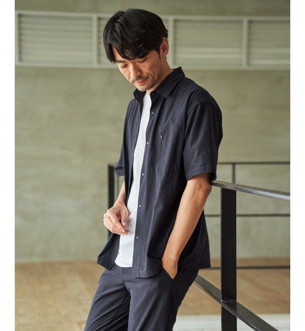ikka「【接触冷感】GOKU楽 AIR冷感シャツ【セットアップ対応】」|シャツ・ブラウス|