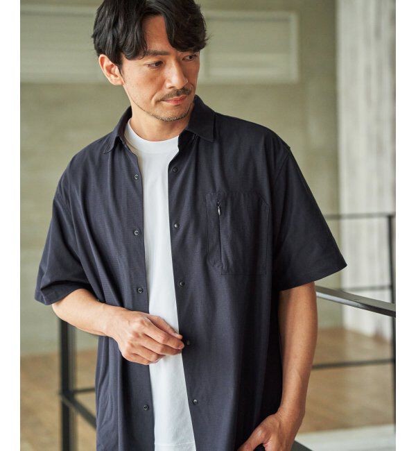 ikka「【接触冷感】GOKU楽 AIR冷感シャツ【セットアップ対応】」|シャツ・ブラウス|