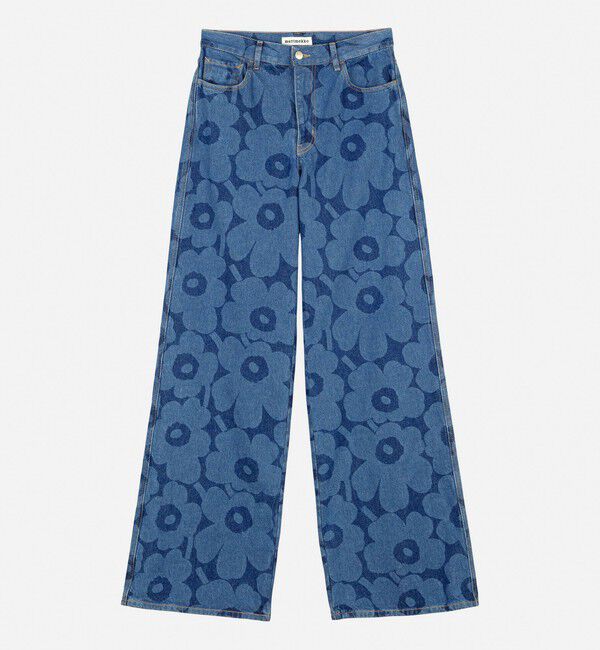 Marimekko「Maridenim Wide Unikko S ジーンズ」|チノ|