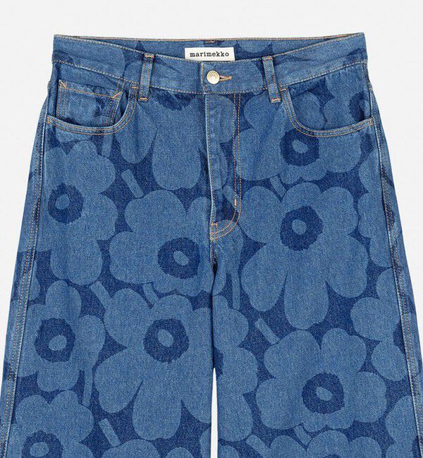 Marimekko「Maridenim Wide Unikko S ジーンズ」|チノ|