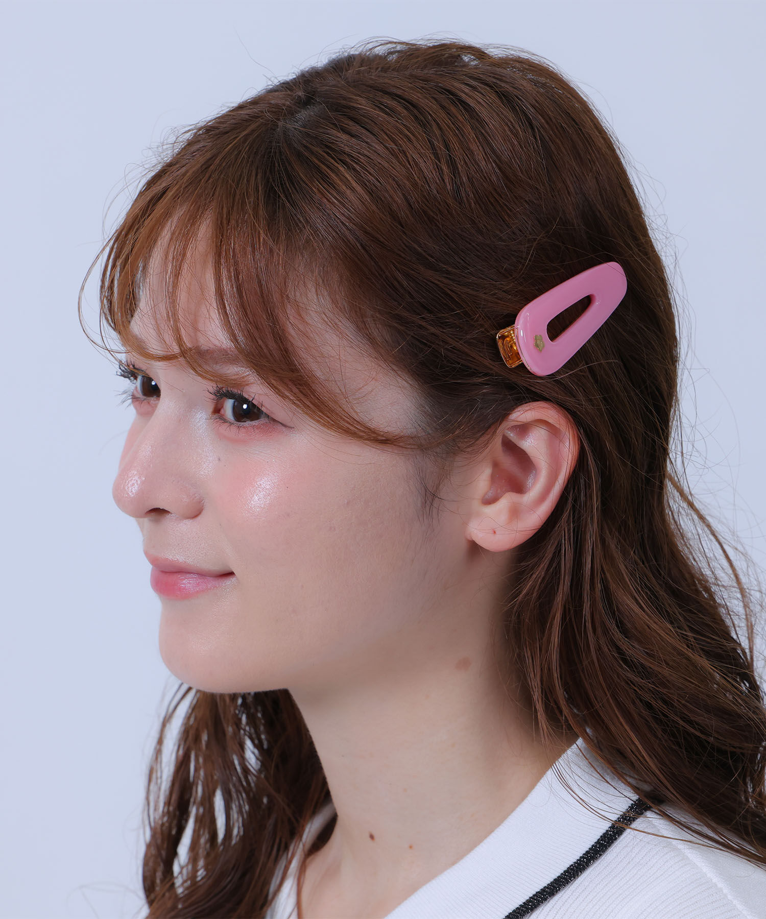 MARY QUANT「エポジェリー ワニクリップ」|その他|ピンク