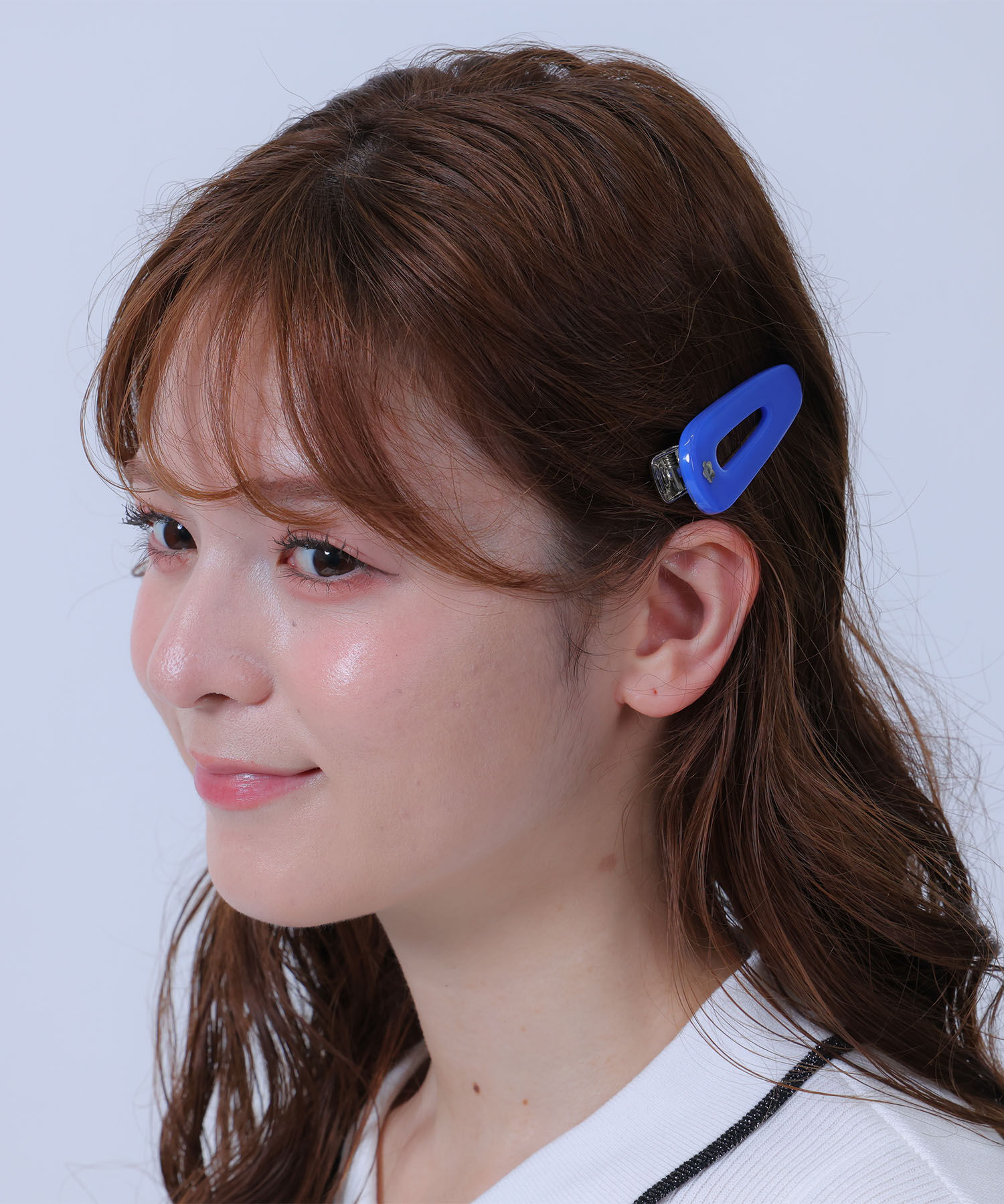 MARY QUANT「エポジェリー ワニクリップ」|その他|ブルー