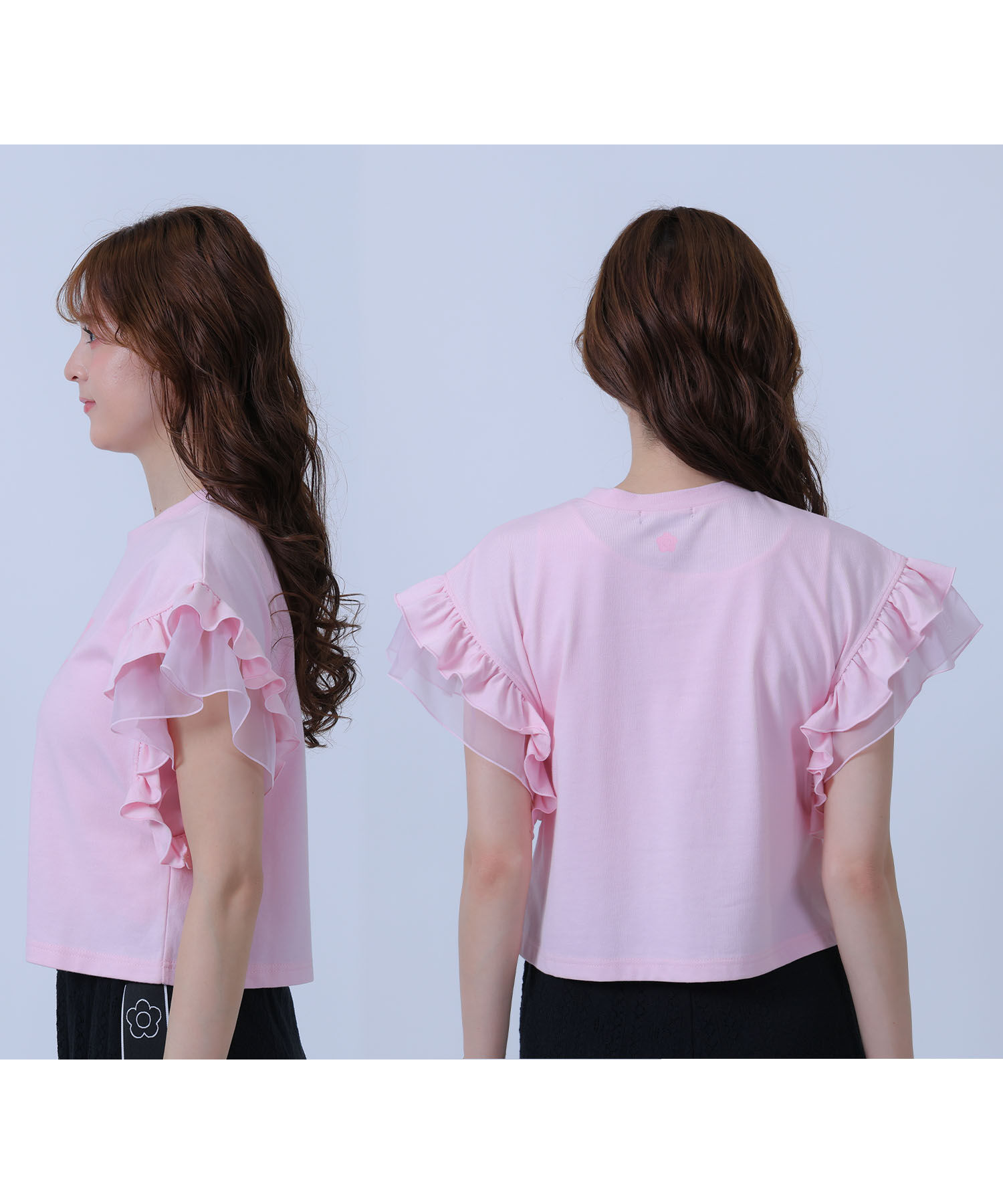 MARY QUANT「フリル袖 プルオーバー」|Tシャツ・カットソー|