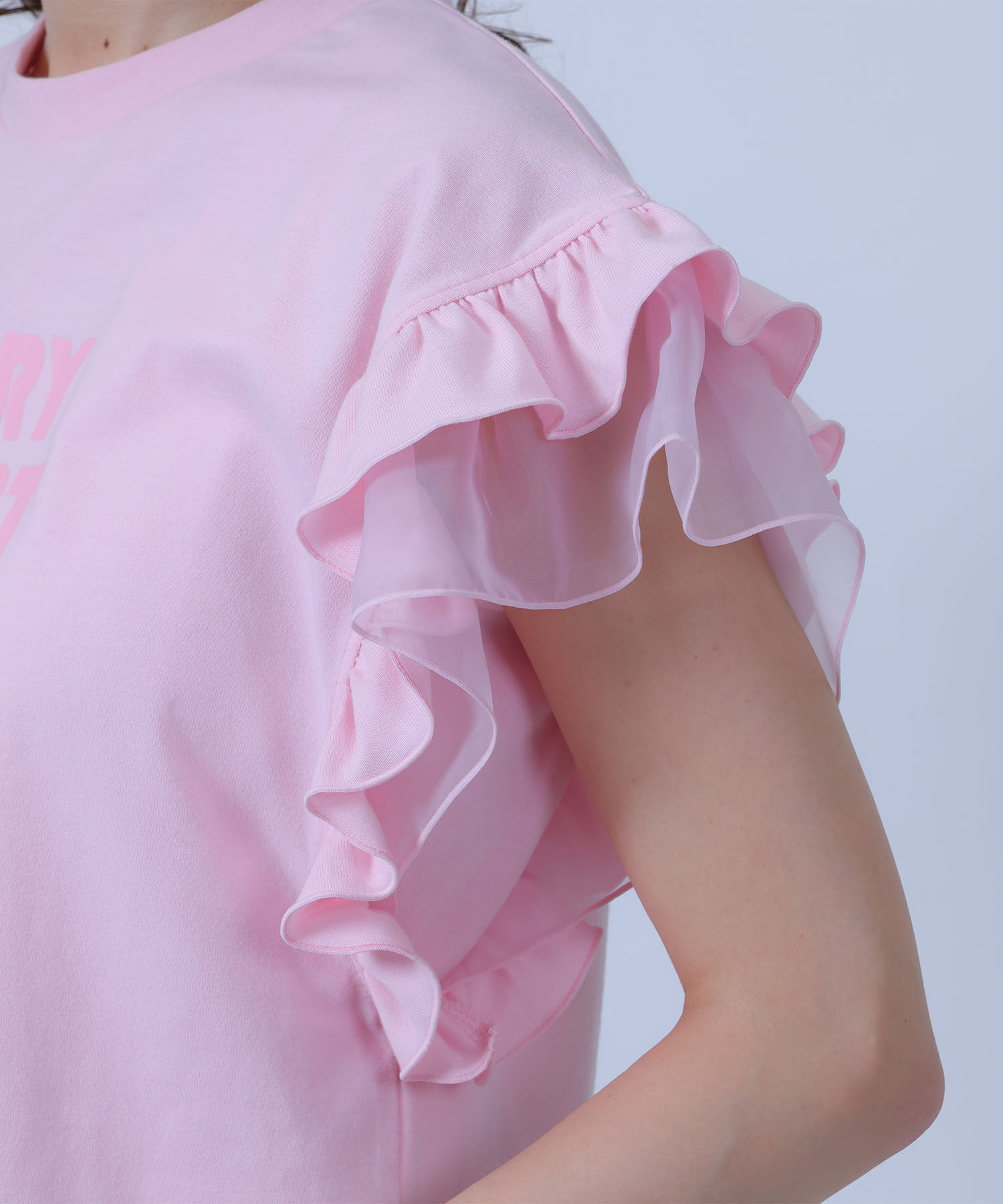 MARY QUANT「フリル袖 プルオーバー」|Tシャツ・カットソー|