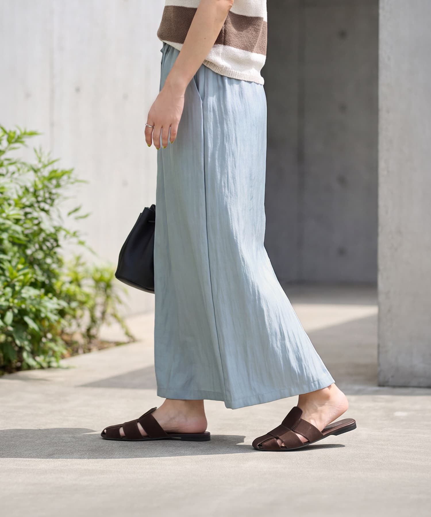 STYLE DELI「ウエストコードシャイニースカート」|スカート|
