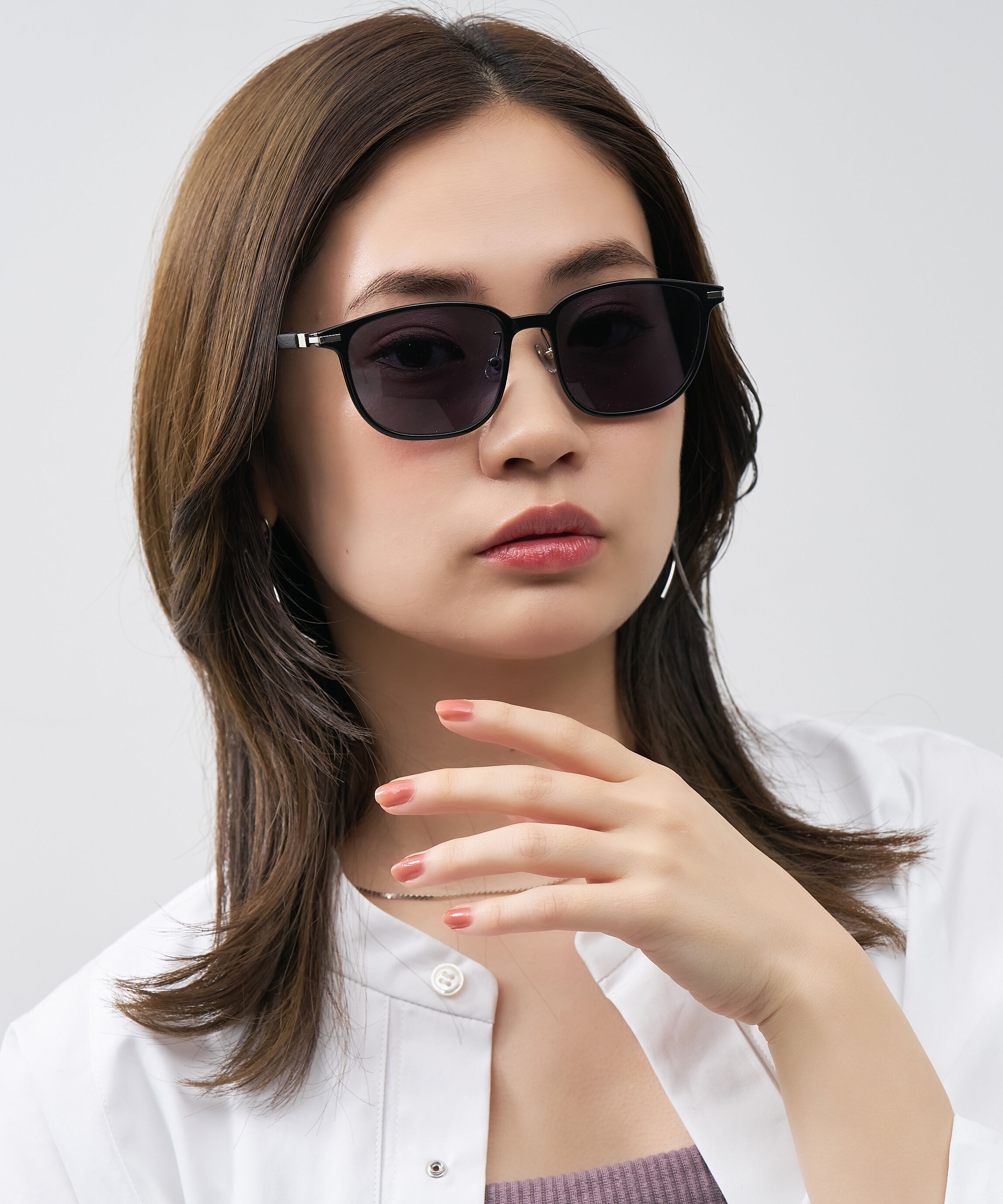  「SUNCUTGlasses/UV100%CUT ウェリントン型 サングラス｜UVカット 紫外線対策 TREND」|サングラス|
