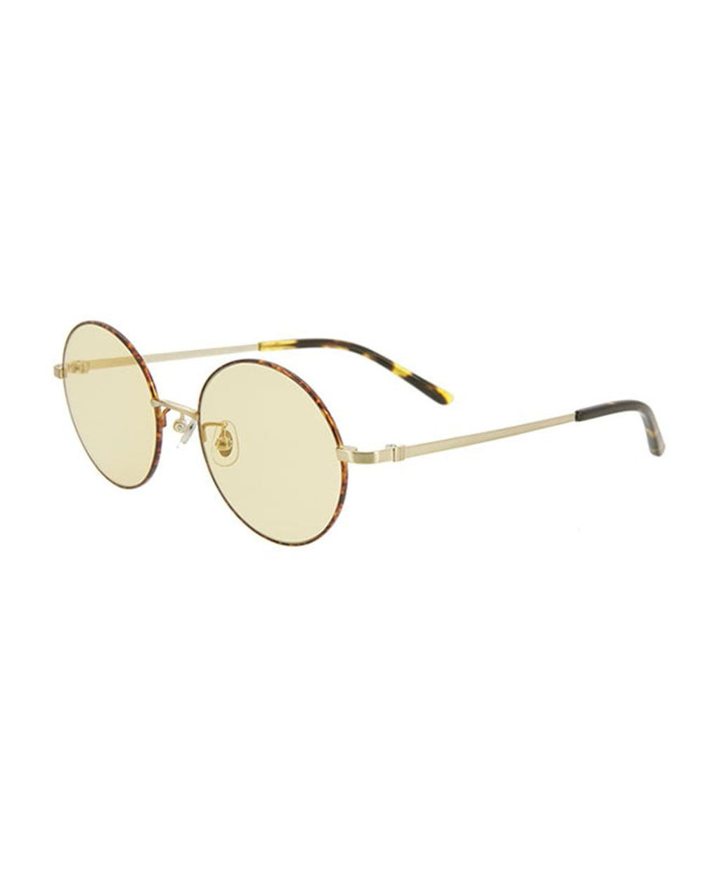  「SUNCUTGlasses/UV100%CUT ラウンド型 丸型 メタル サングラス カラーレンズ 紫外線対策 UVカット」|サングラス|
