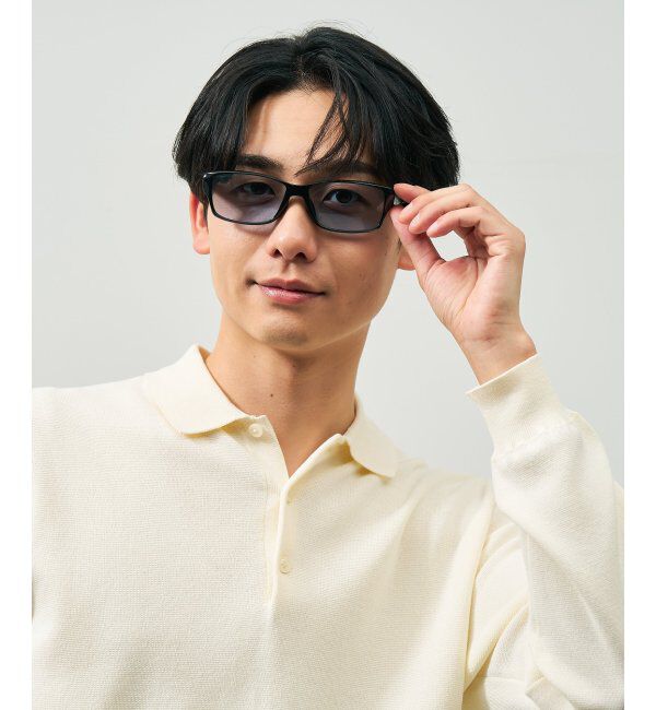  「SUNCUTGlasses/UV100%CUT サングラス カラーレンズ 太縁 紫外線対策 UVカット ユニセックス スポーツ」|サングラス|