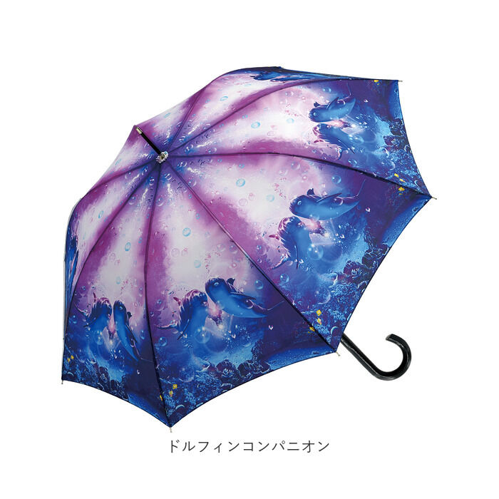 BACKYARD FAMILY「ジャンプ傘 レディース 通販 長傘 雨傘 58.5cm ワンタッチ傘 ワンタッチ開閉 レディース傘」|傘|