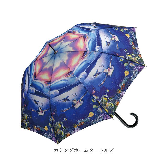 BACKYARD FAMILY「ジャンプ傘 レディース 通販 長傘 雨傘 58.5cm ワンタッチ傘 ワンタッチ開閉 レディース傘」|傘|