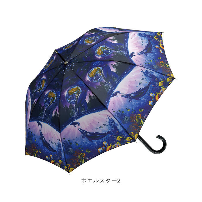BACKYARD FAMILY「ジャンプ傘 レディース 通販 長傘 雨傘 58.5cm ワンタッチ傘 ワンタッチ開閉 レディース傘」|傘|