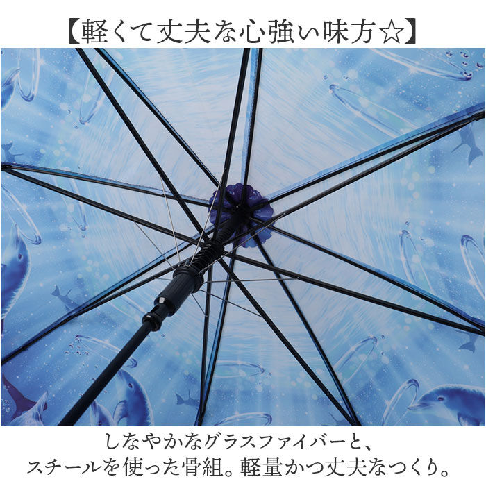 BACKYARD FAMILY「ジャンプ傘 レディース 通販 長傘 雨傘 58.5cm ワンタッチ傘 ワンタッチ開閉 レディース傘」|傘|