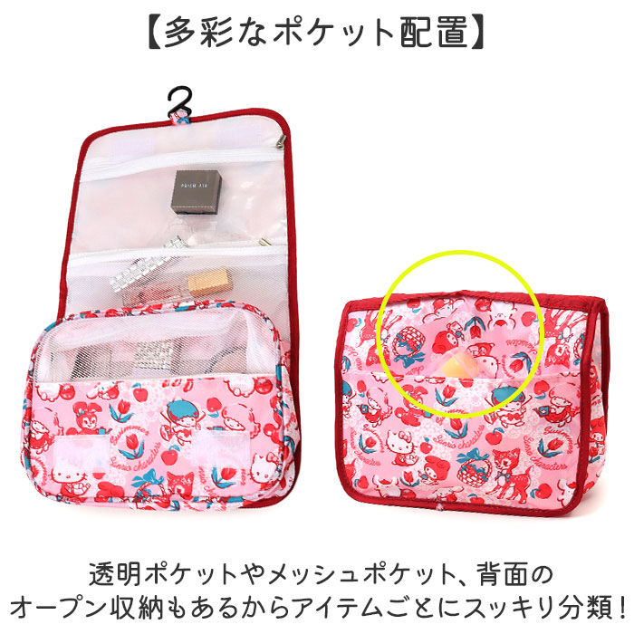 BACKYARD FAMILY「スイマー サンリオ トラベルポーチ 吊り下げ 通販 SWIMMER&times;SANRIO 吊り下げポーチ」|トラベルグッズ|