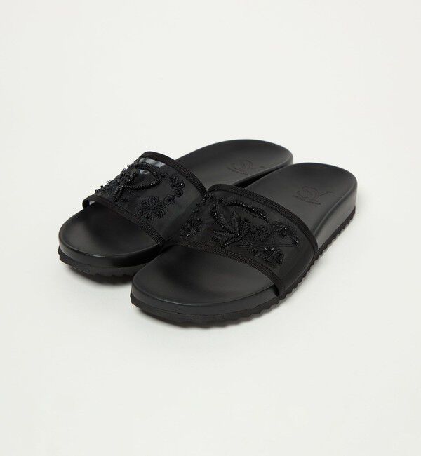 SY UNITED ARROWS「＜SY＞フラワーメッシュスライド サンダル10&uarr;」|サンダル|