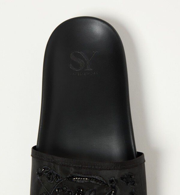 SY UNITED ARROWS「＜SY＞フラワーメッシュスライド サンダル10&uarr;」|サンダル|