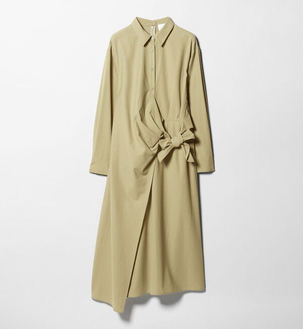 UNITED ARROWS「ドレープ ギャザー ワンピース ‐ウォッシャブル‐」|ワンピース|