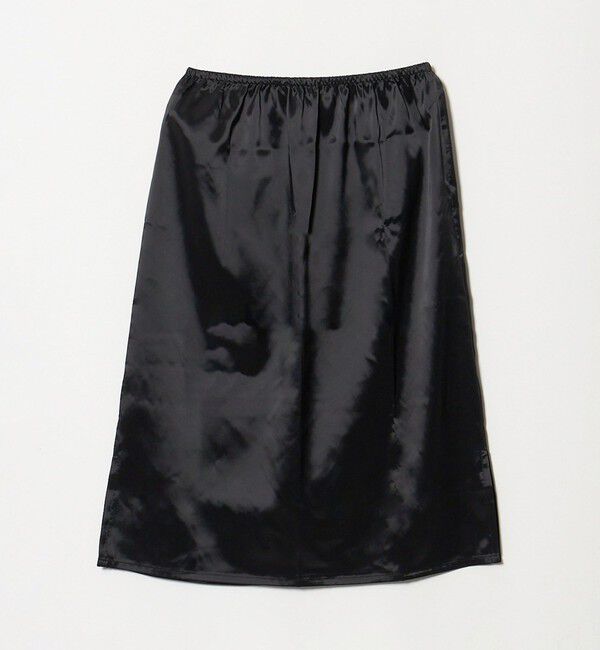 UNITED ARROWS「サテン レース コンビ スカート」|スカート|