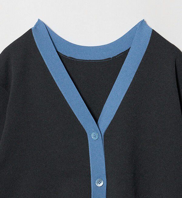 UNITED ARROWS「8分袖 ミニマル 2WAY カーディガン ‐ウォッシャブル‐」|カーディガン|